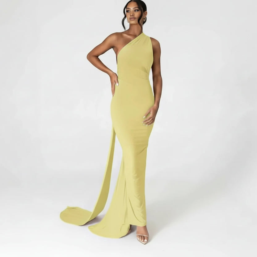 Backless Bodycon Maxi Dress