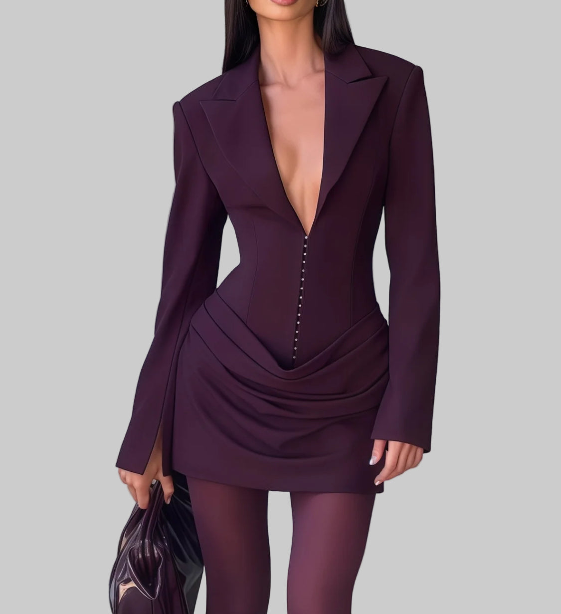 Blazer-Style Mini Dress